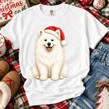 Christmas Dog Samoyed DTF Transfer DTF Heat Press Transfer from Sweet Tee Transfers