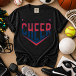 Cheer Red and Blue DTF Transfer DTF Heat Press Transfer from Sweet Tee Transfers