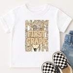First Grade Camo Striped Pencil DTF Transfer DTF Heat Press Transfer from Sweet Tee Transfers