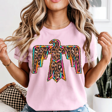 Faux Embroidered Western Bird DTF Transfer DTF Heat Press Transfer from Sweet Tee Transfers