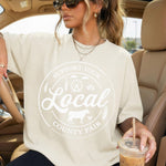 Support Your Local County Fair DTF Transfer DTF Heat Press Transfer from Sweet Tee Transfers
