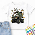 Camo Truck Pre-K DTF Transfer DTF Heat Press Transfer from Sweet Tee Transfers