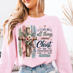 I Can Do All Things Through Christ DTF Transfer DTF Heat Press Transfer from Sweet Tee Transfers