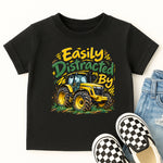 Easily Distracted by Tractors DTF Transfer DTF Heat Press Transfer from Sweet Tee Transfers