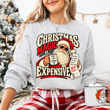 Christmas Magic Is Expensive DTF Transfer DTF Heat Press Transfer from Sweet Tee Transfers