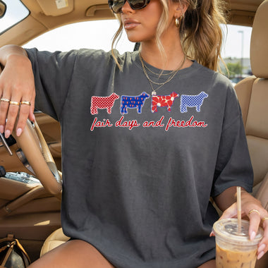 Fair Days and Freedom DTF Transfer DTF Heat Press Transfer from Sweet Tee Transfers