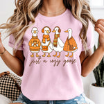 Just a Cozy Goose DTF Transfer DTF Heat Press Transfer from Sweet Tee Transfers