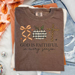 God Is Faithful in Every Season DTF Transfer DTF Heat Press Transfer from Sweet Tee Transfers