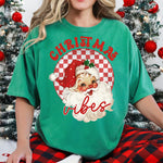 Christmas Vibes Santa DTF Transfer DTF Heat Press Transfer from Sweet Tee Transfers