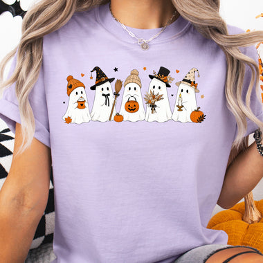 Halloween Ghosts Witch Hats DTF Transfer DTF Heat Press Transfer from Sweet Tee Transfers