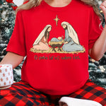 O Come Let Us Adore Him Nativity DTF Transfer DTF Heat Press Transfer from Sweet Tee Transfers