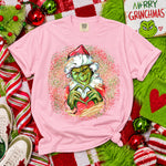 Splatter Grinch Glitter DTF Transfer DTF Heat Press Transfer from Sweet Tee Transfers