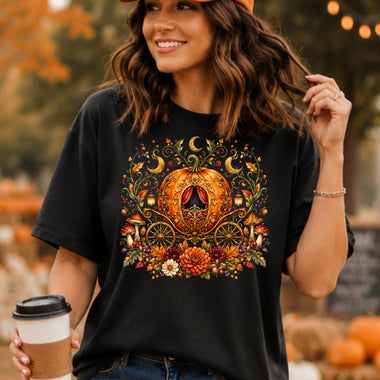 Pumpkin Carriage DTF Transfer DTF Heat Press Transfer from Sweet Tee Transfers