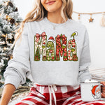 Green Guy MAMA Christmas DTF Transfer DTF Heat Press Transfer from Sweet Tee Transfers