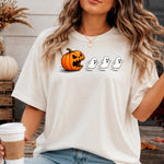 Pumpkin Pac Man DTF Transfer DTF Heat Press Transfer from Sweet Tee Transfers