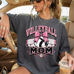 Volleyball Mom Pink Bow DTF Transfer DTF Heat Press Transfer from Sweet Tee Transfers