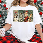 Christmas Vintage Grunge Panel DTF Transfer DTF Heat Press Transfer from Sweet Tee Transfers