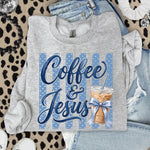 Preppy Coffee & Jesus Coquette DTF Transfer DTF Heat Press Transfer from Sweet Tee Transfers