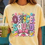 Back to School Office Squad DTF Transfer DTF Heat Press Transfer from Sweet Tee Transfers
