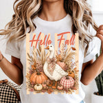 Preppy Hello Fall Goose DTF Transfer DTF Heat Press Transfer from Sweet Tee Transfers