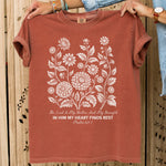 In Him My Heart Finds Rest DTF Transfer DTF Heat Press Transfer from Sweet Tee Transfers