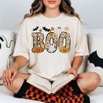 Faux Embroidery Floral Boo DTF Transfer DTF Heat Press Transfer from Sweet Tee Transfers