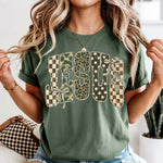 Jesus Camo Checkered DTF Transfer DTF Heat Press Transfer from Sweet Tee Transfers