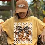 Cream Striped Polka Dot Fall DTF Transfer DTF Heat Press Transfer from Sweet Tee Transfers
