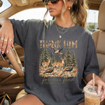 Let Us Thank Him DTF Transfer DTF Heat Press Transfer from Sweet Tee Transfers