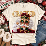 Glam Nutcracker Cracked Christmas DTF Transfer DTF Heat Press Transfer from Sweet Tee Transfers