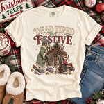 Dead Tired but Festive DTF Transfer DTF Heat Press Transfer from Sweet Tee Transfers
