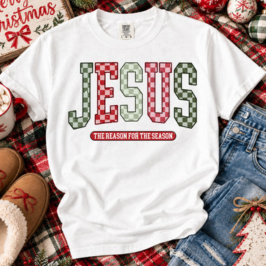 Jesus the Reason for the Season DTF Transfer DTF Heat Press Transfer from Sweet Tee Transfers
