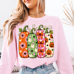 Whimsical Halloween Pumpkins DTF Transfer DTF Heat Press Transfer from Sweet Tee Transfers