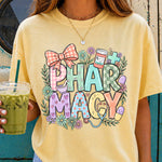 Pharmacy Spring with Bow DTF Transfer DTF Heat Press Transfer from Sweet Tee Transfers