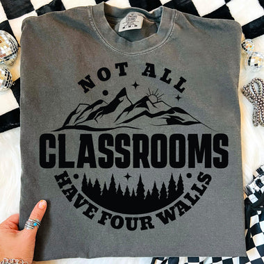 Not All Classrooms Have Four Walls DTF Transfer DTF Heat Press Transfer from Sweet Tee Transfers