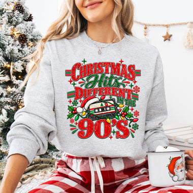 Christmas Hits Different in the 90s DTF Transfer DTF Heat Press Transfer from Sweet Tee Transfers