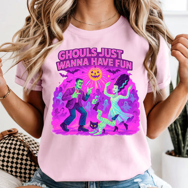 Ghouls Just Wanna Have Fun Dance DTF Transfer DTF Heat Press Transfer from Sweet Tee Transfers