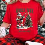 Santa Claus World Tour DTF Transfer DTF Heat Press Transfer from Sweet Tee Transfers
