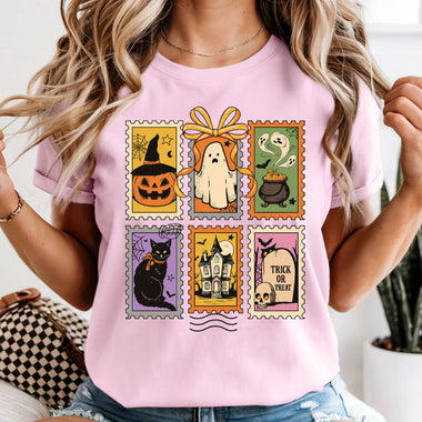 Fun Halloween Stamps DTF Transfer DTF Heat Press Transfer from Sweet Tee Transfers