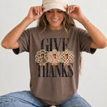 Give Thanks Turkeys DTF Transfer DTF Heat Press Transfer from Sweet Tee Transfers