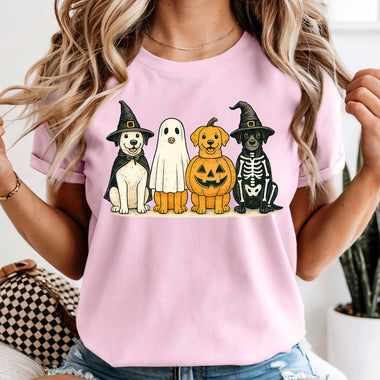 Halloween Dogs DTF Transfer DTF Heat Press Transfer from Sweet Tee Transfers