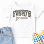 Camo Fourth Grade DTF Transfer DTF Heat Press Transfer from Sweet Tee Transfers