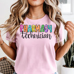 Pharmacy Technician Brights DTF Transfer DTF Heat Press Transfer from Sweet Tee Transfers