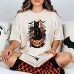 Black Cat on Pumpkin DTF Transfer DTF Heat Press Transfer from Sweet Tee Transfers
