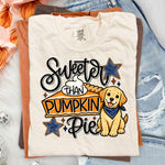 Sweeter Than Pumpkin Pie Dog DTF Transfer DTF Heat Press Transfer from Sweet Tee Transfers