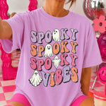 Spooky Vibes Distressed DTF Transfer DTF Heat Press Transfer from Sweet Tee Transfers