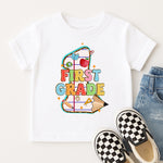 Pencil and Paper First Grade DTF Transfer DTF Heat Press Transfer from Sweet Tee Transfers