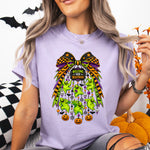 Nightmare Before Christmas Charm Bow DTF Transfer DTF Heat Press Transfer from Sweet Tee Transfers
