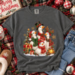 Christmas Geese Family DTF Transfer DTF Heat Press Transfer from Sweet Tee Transfers