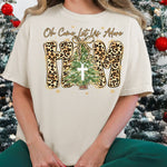 Oh Come Let Us Adore Him Leopard DTF Transfer DTF Heat Press Transfer from Sweet Tee Transfers
